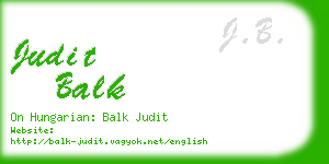 judit balk business card